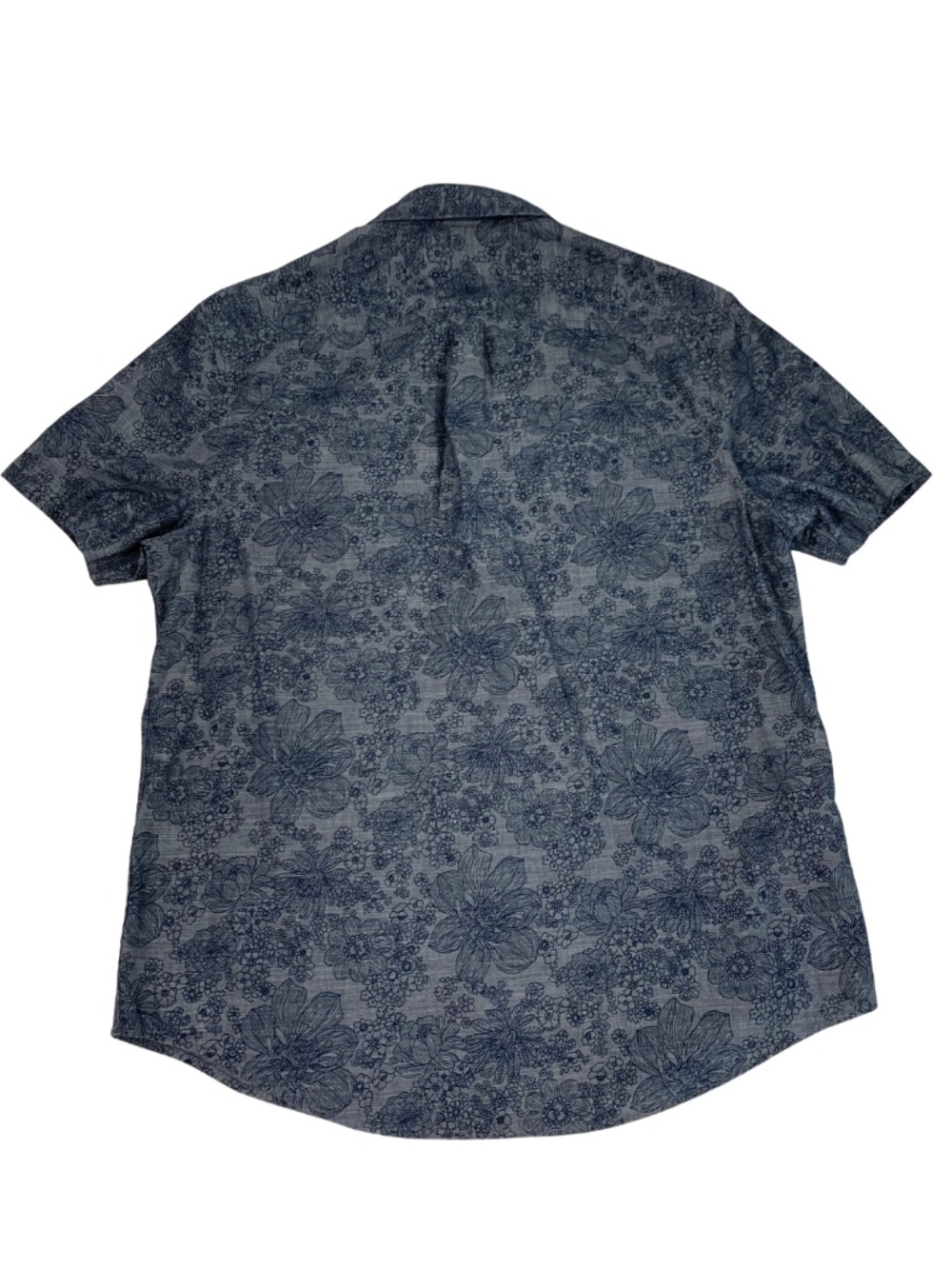 Original Penguin Heritage Slim Fit Button Up Shirt Blue Floral Men L Preppy - Picture 2 of 6